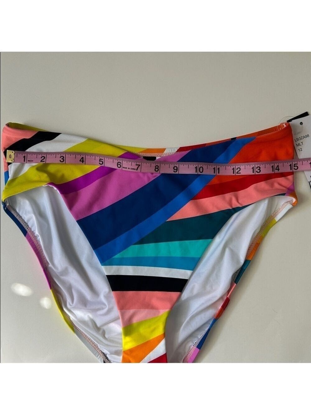 NWT La Blanca Colorful Geometric Bikini Bottom - Picture 6 of 10
